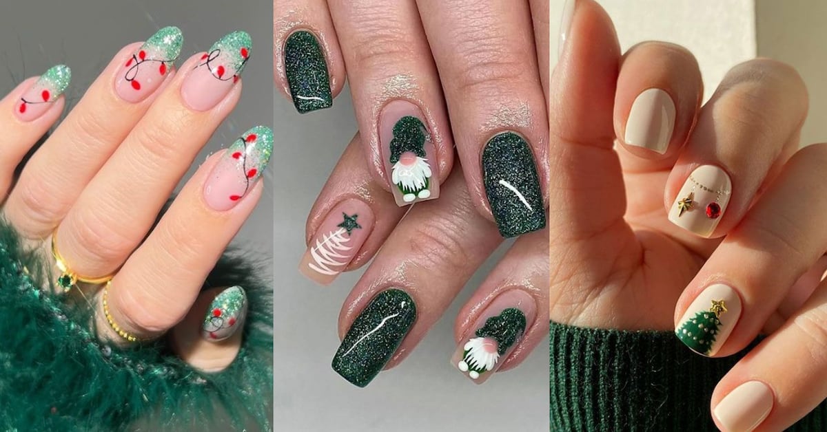 Uñas de Navidad en tendencia: 10 diseños bonitos en Pinterest