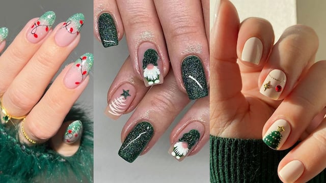 Uñas de Navidad en tendencia