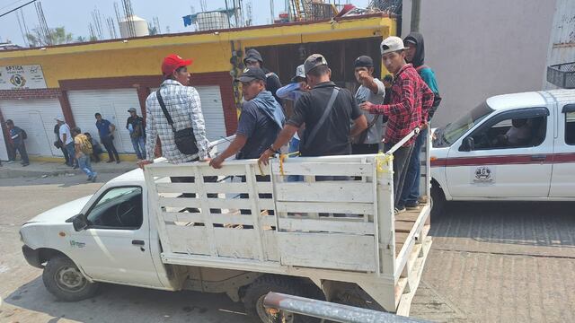 Simpatizantes de Morena y Partido verde se enfrentaron en Simojovel, Chiapas