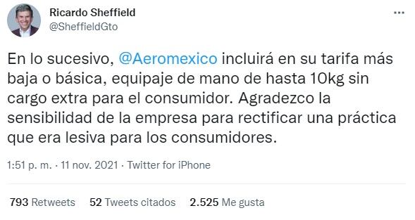 Tuit Profeco