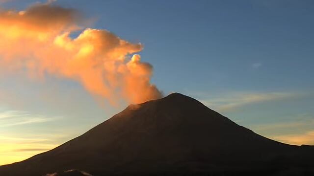 Volcán Popocatépetl el 4 de diciembre