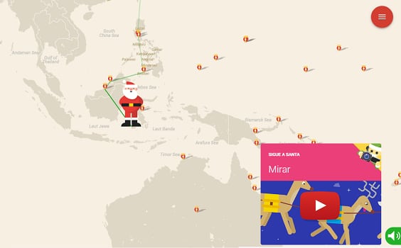 Imagen: Santa Tracker