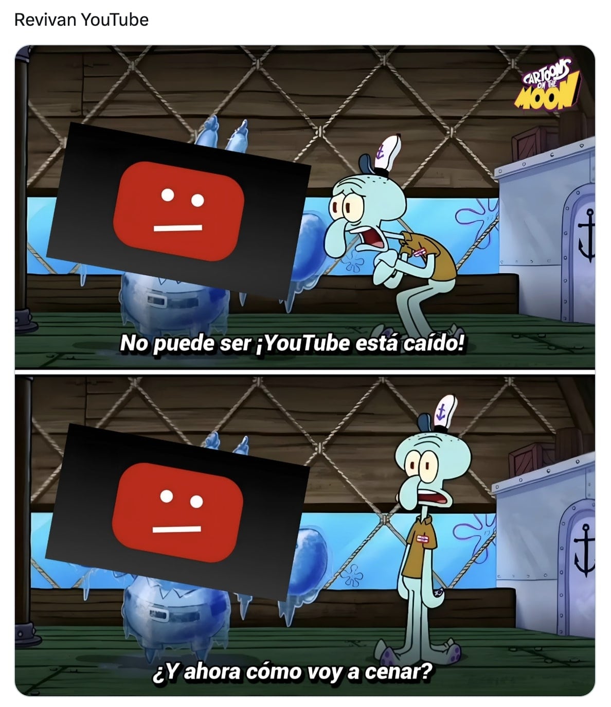 Caída de YouTube memes