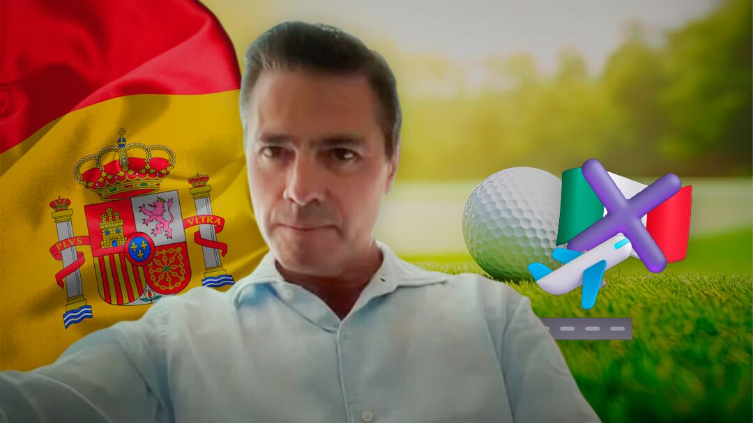 Enrique Peña Nieto descarta regreso a México mientras disfruta del golf en España