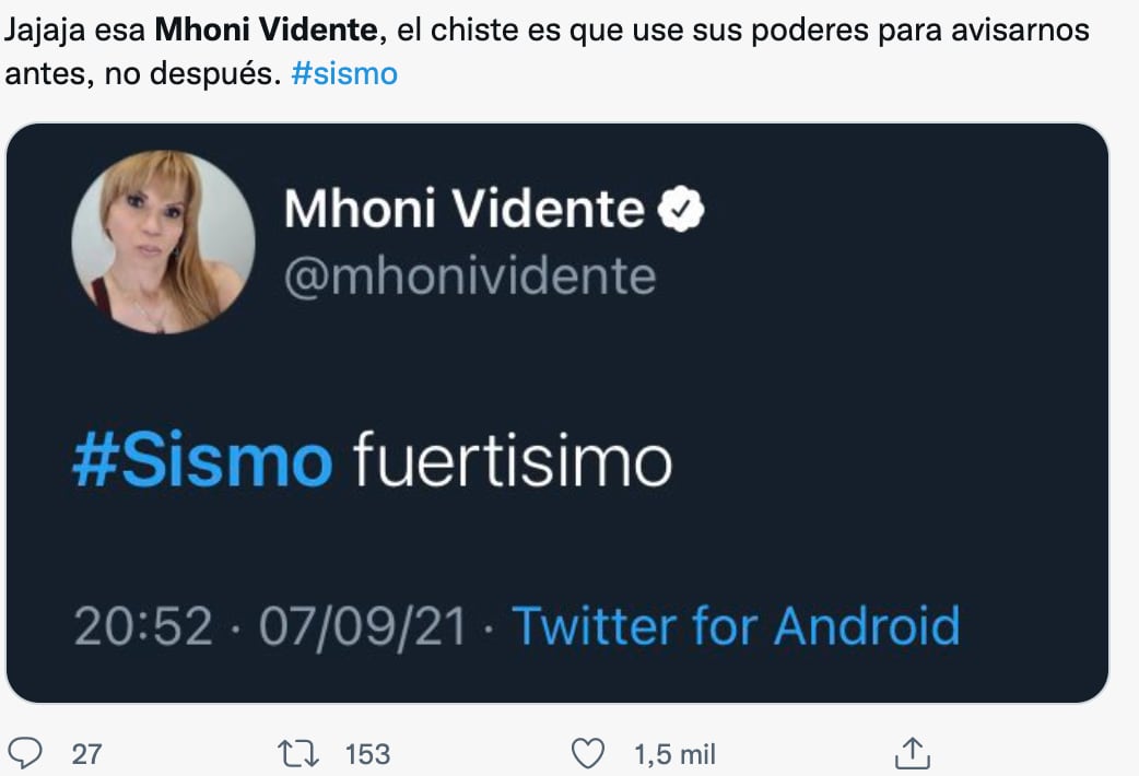 Reacciones a las predicciones de Mhoni Vidente