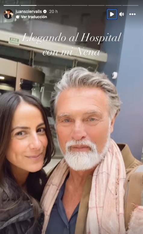 Juan Soler acompañó a Paulina Mercado al hospital para su cirugía