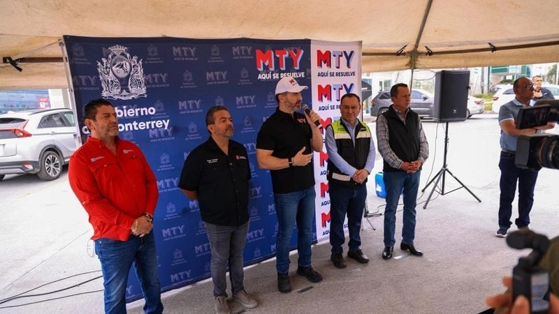 Adrián de la Garza mejora movilidad y seguridad peatonal en zona norte de Monterrey