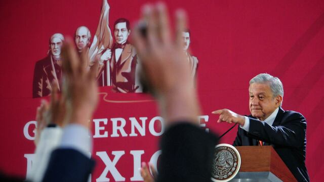 AMLO ante periodistas