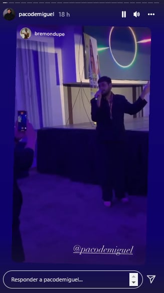 Paco de Miguel en presentación de Bárbara de Regil