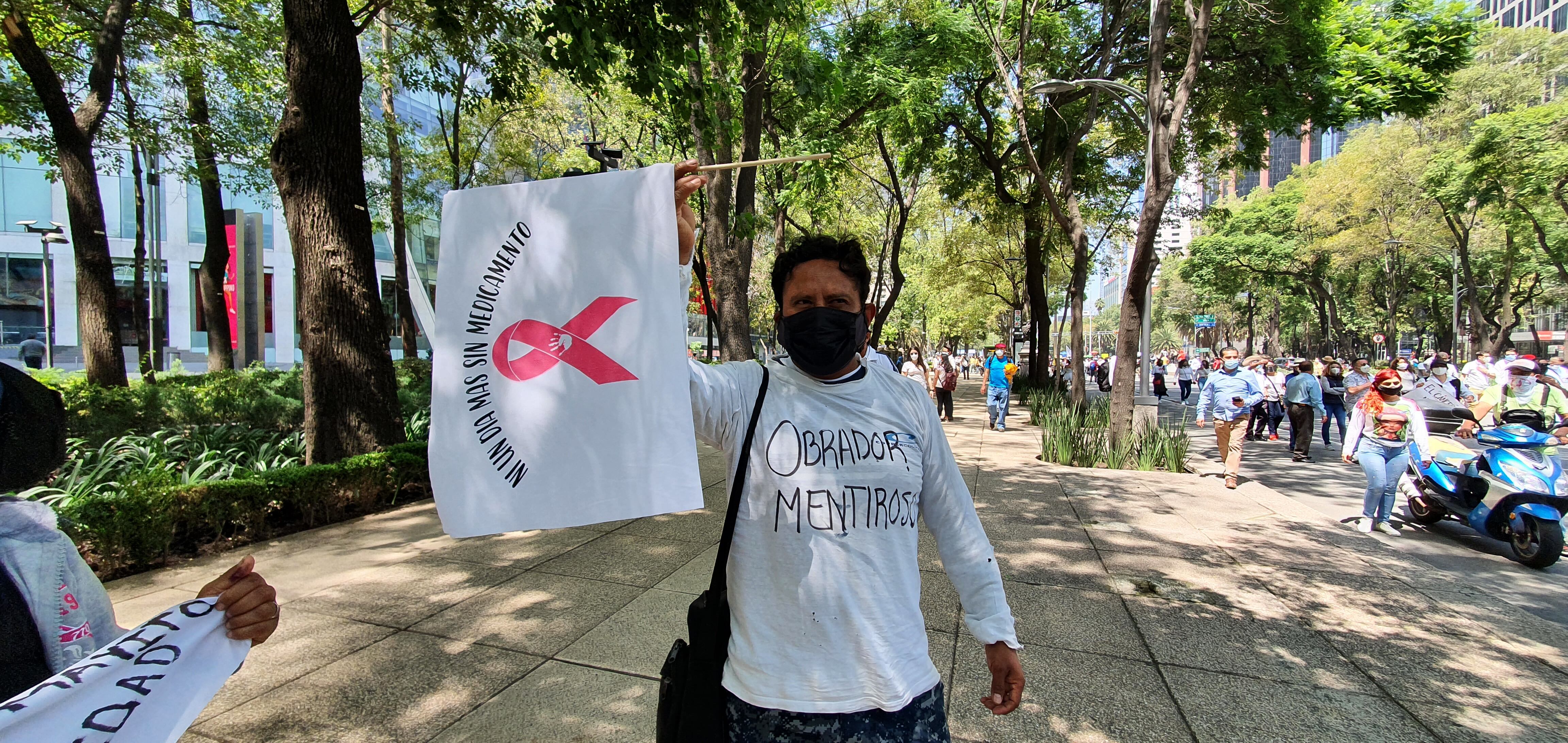 Juan Pablo en la marcha #QuimiosSi