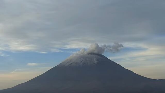 Volcán Popocatépetl el 9 de agosto