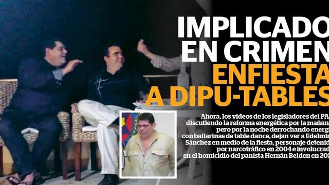 Sospechoso de crimen político rentó la casa para la parranda de los diputados del PAN