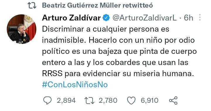 Tuit Arturo Zaldívar