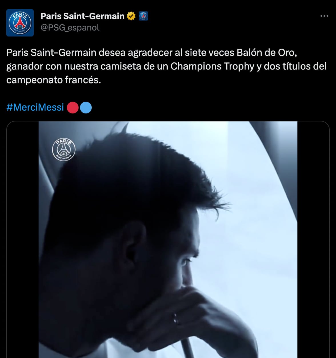 Lionel Messi de va del PSG