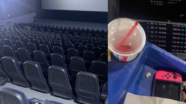 Encuentra un Nintendo Switch en el cine