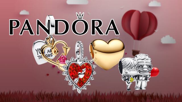 Charms de Pandora de San Valentín para regalar el 14 de febrero