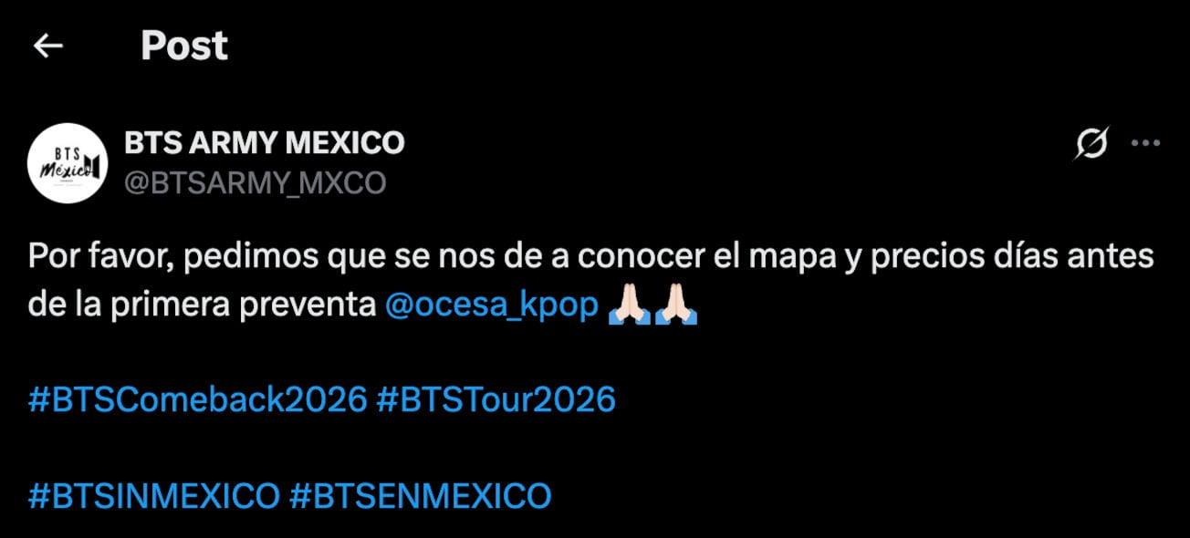 Fans de BTS en X