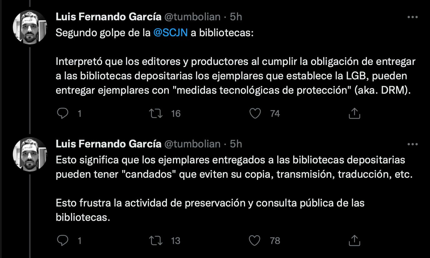 SCJN: Bibliotecas no podrán poner obras a disposición del público sin previa autorización del titular de derechos de autor