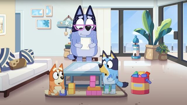 Capítulo completo en YouTube de Bluey y la carta de Bandit cuando era niño