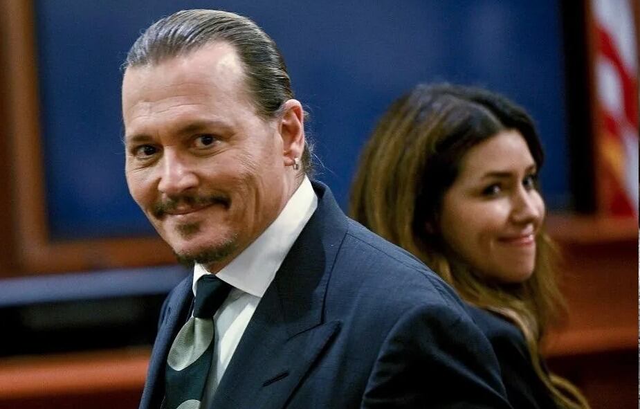 Johnny Depp y Camille Vasquez