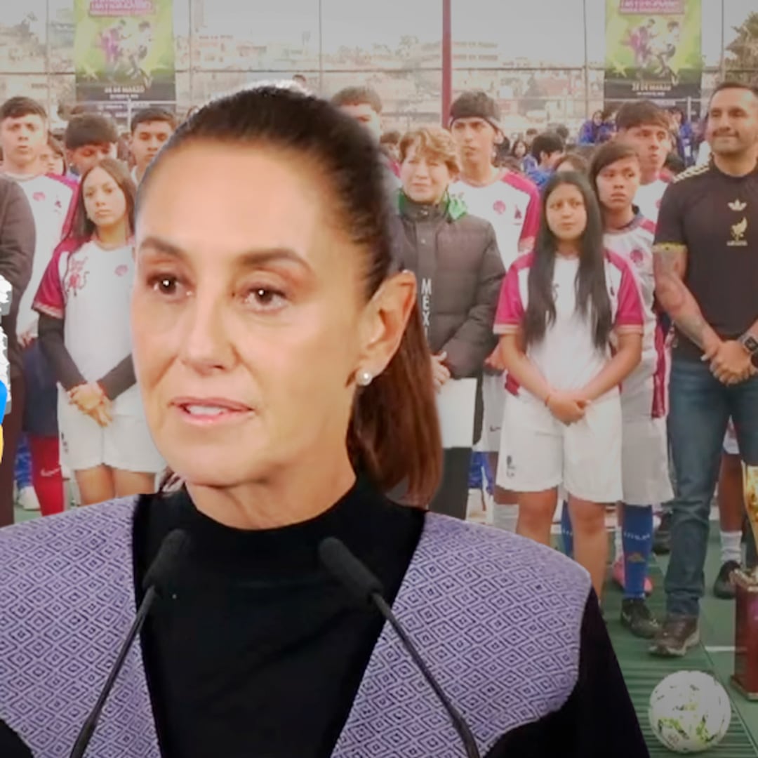 “Ahí se ven”: Sheinbaum provoca risas al presentar jornada de futbol en Edomex