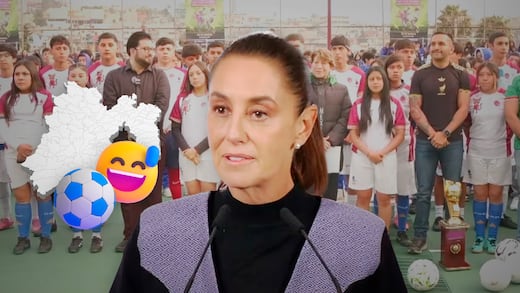 “Ahí se ven”: Sheinbaum provoca risas al presentar jornada de futbol en Edomex