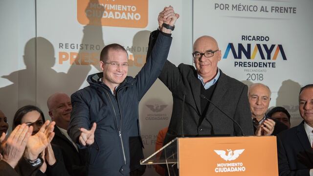 Dante Delgado y Ricardo Anaya