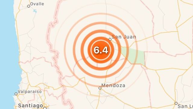 Sismo Argentina