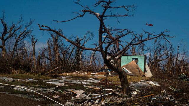 Destrucción tras paso de 'Dorian'.