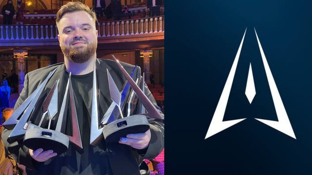 Ibai Llanos con sus premios Esland.