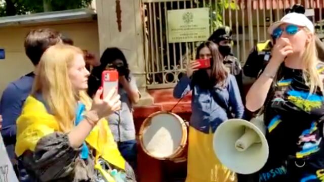 Ucranianos expresan que no están contra los rusos