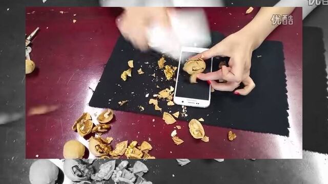 Prueban el Galaxy S6 rompiendo nueces