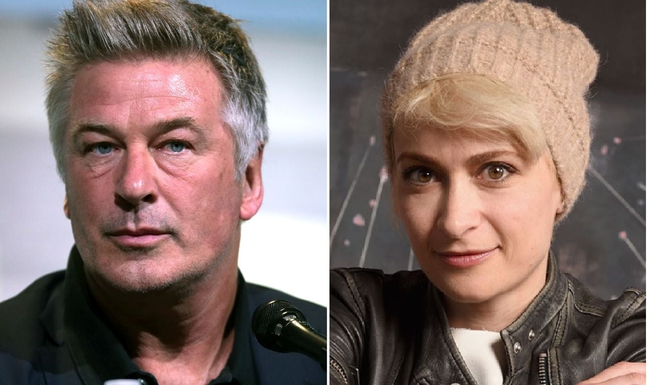 Alec Baldwin y Halyna Hutchins
