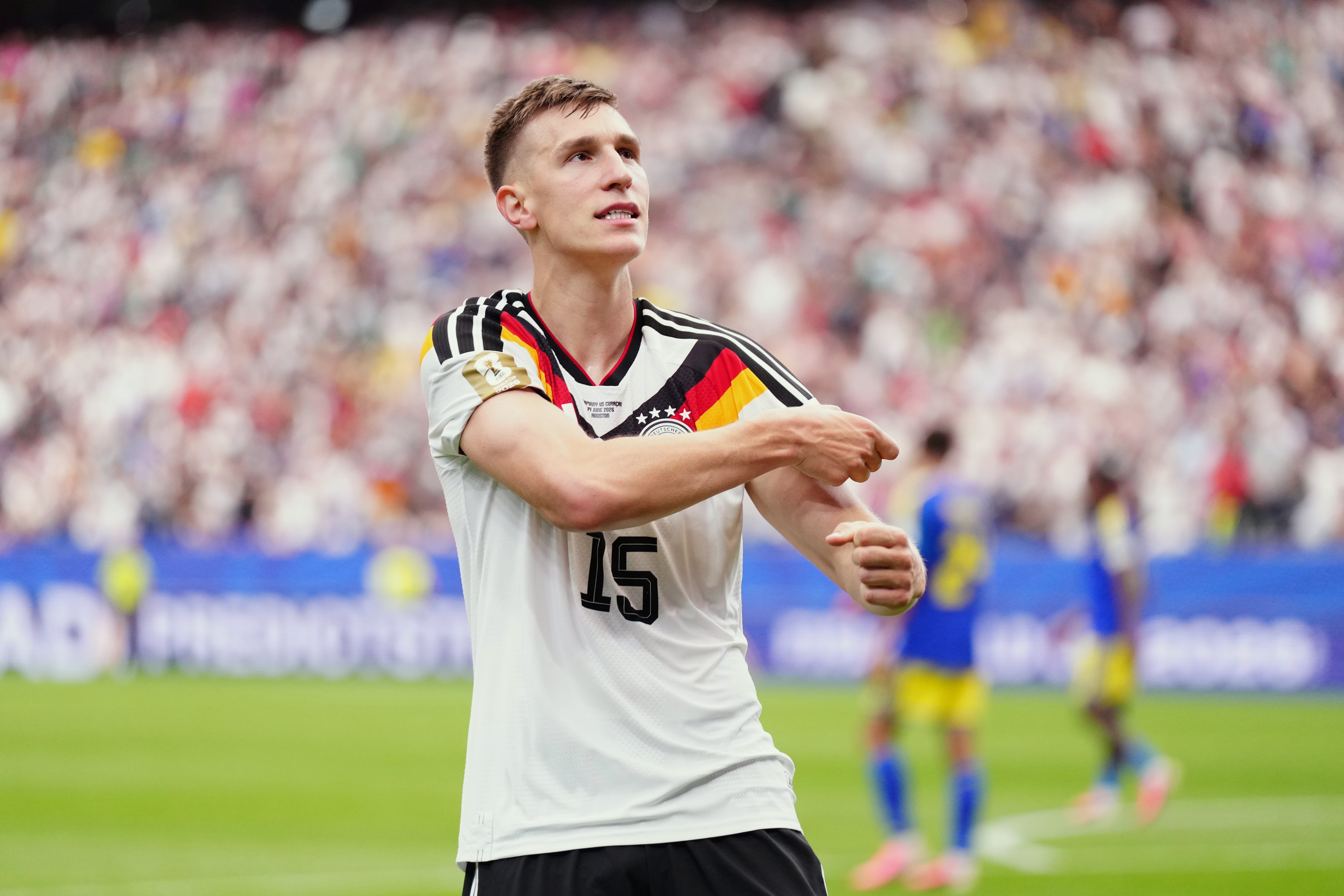 Nico Schlotterbeck anotó un gol a la selección de Curazao
