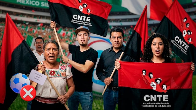 CNTE anuncia huelga nacional y plantea “boicot” al Mundial 2026