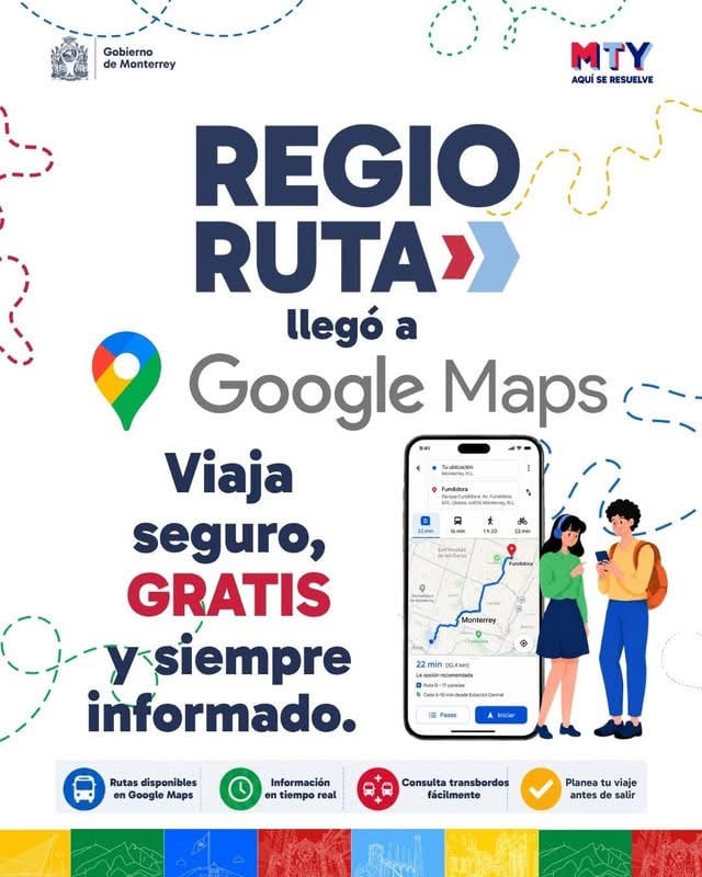 Regio Ruta en Google Maps