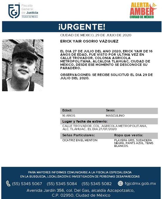 Ficha de búsqueda de Erick