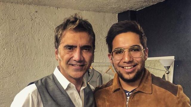 Luis Felipe Calderón junto al "Potrillo", Alejandro Fernández.