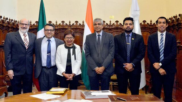 María Lilia Cedillo se reúne con embajador de India en México