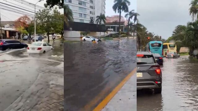 Cancún amanece inundado
