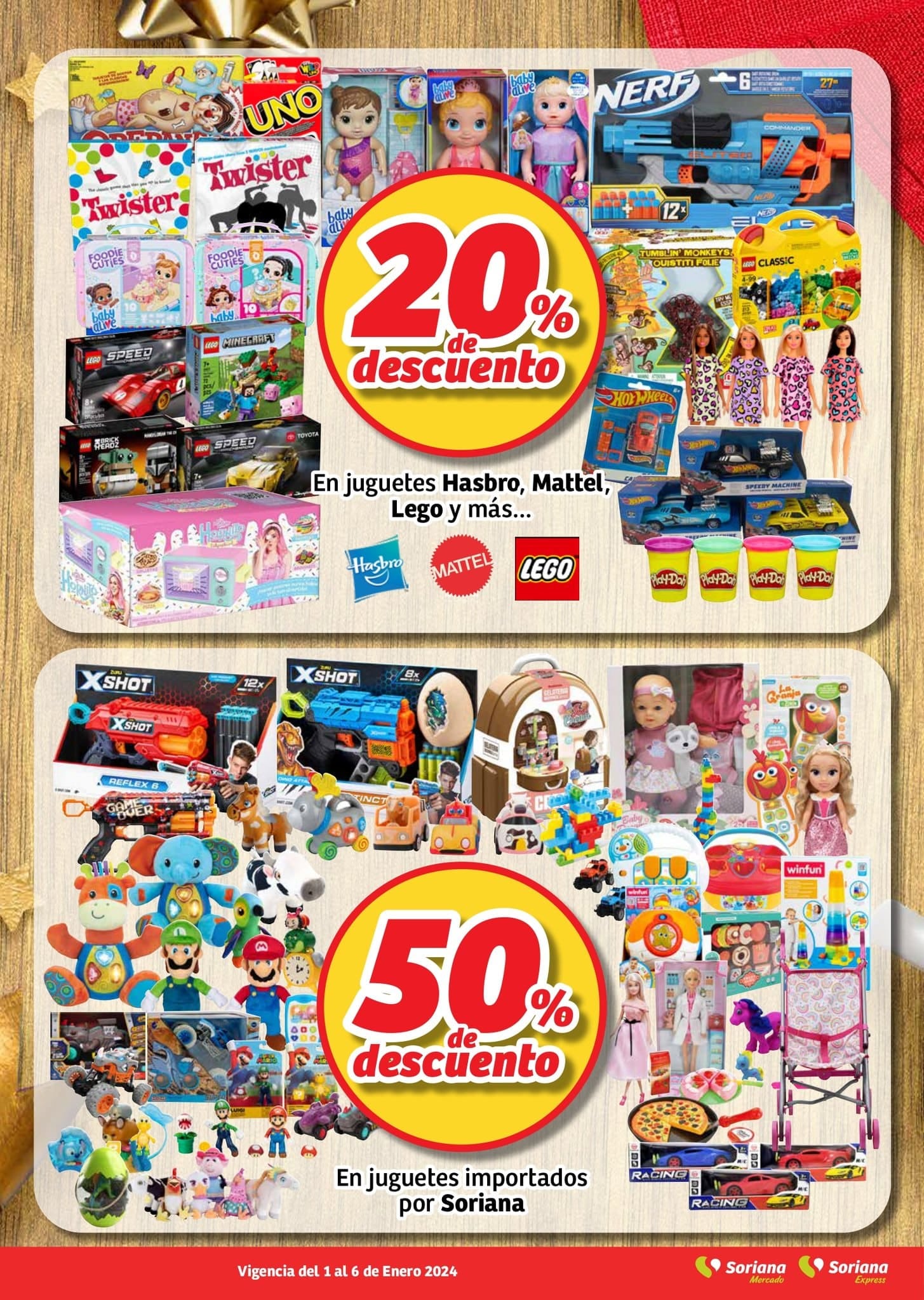 Ofertas del Folleto Soriana Reyes Magos 4 al 6 de enero 2024