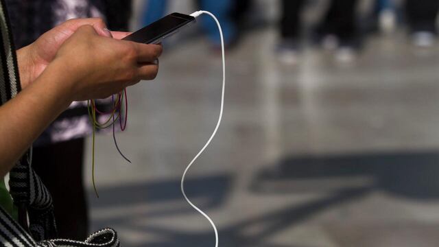 Uso de teléfonos móviles.