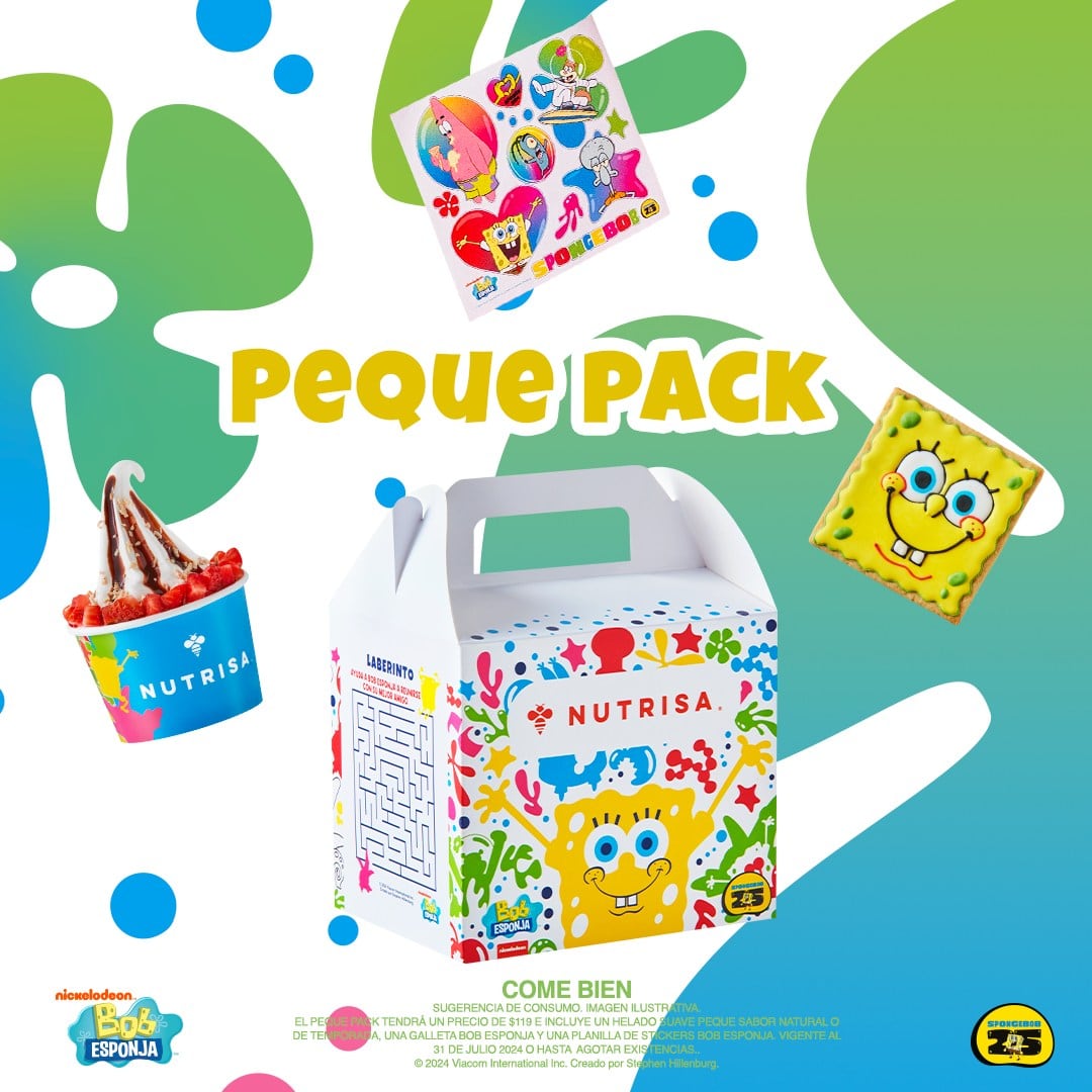 Peque Pack de Nutrisa y Bob Esponja