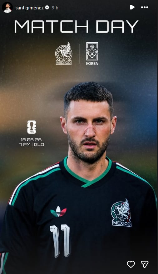 Santiago Giménez podría ser titular con México ante Corea en el Mundial 2026