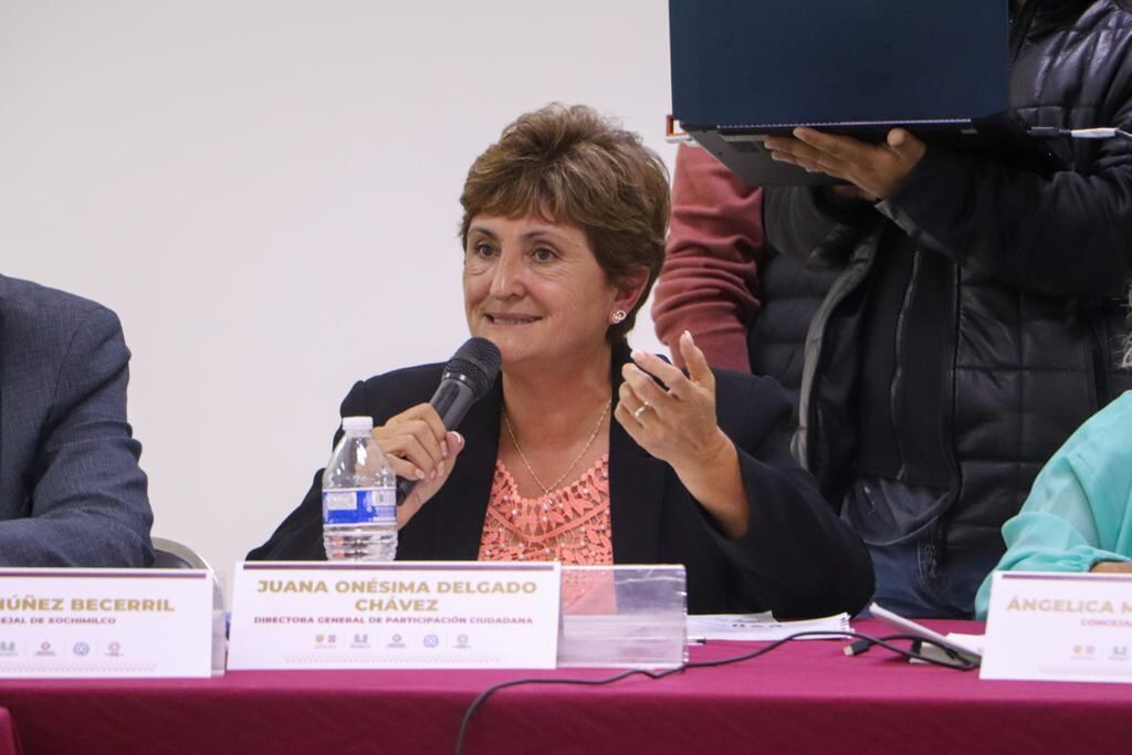Juana Onésima Delgado Chávez, alcaldesa sustituta en Xochimilco