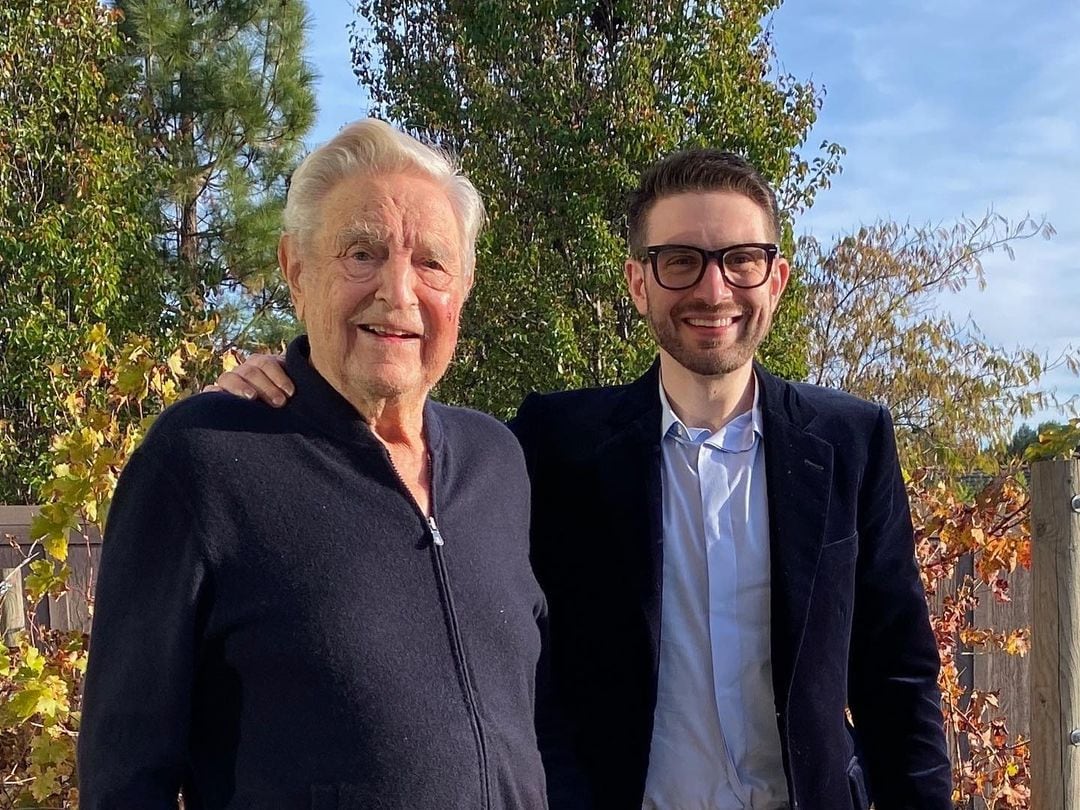 Alexander Soros y su padre George Soros