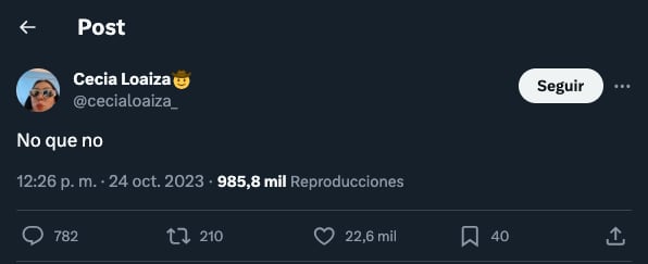 Prima de Kimberly Loaiza en Twitter