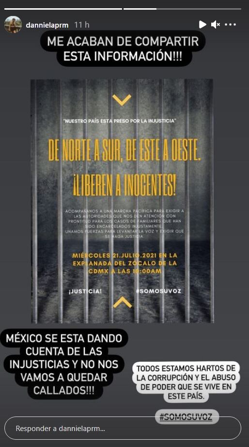 Daniela Parra contra el abuso de poder