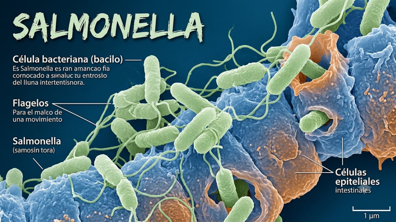 ¿Qué es la salmonela?