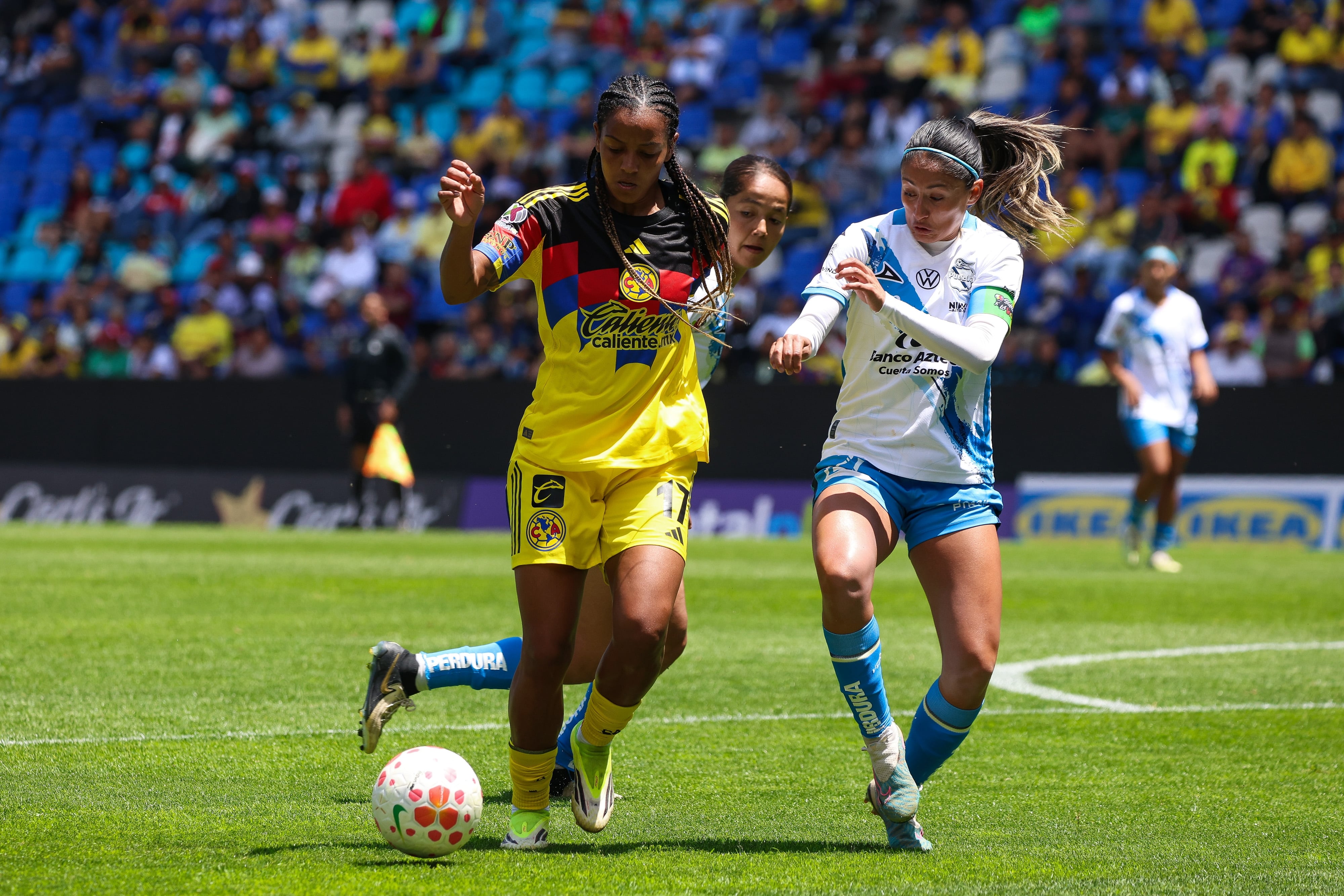 América aplasta 3-0 a Puebla en la Liga MX Femenil.